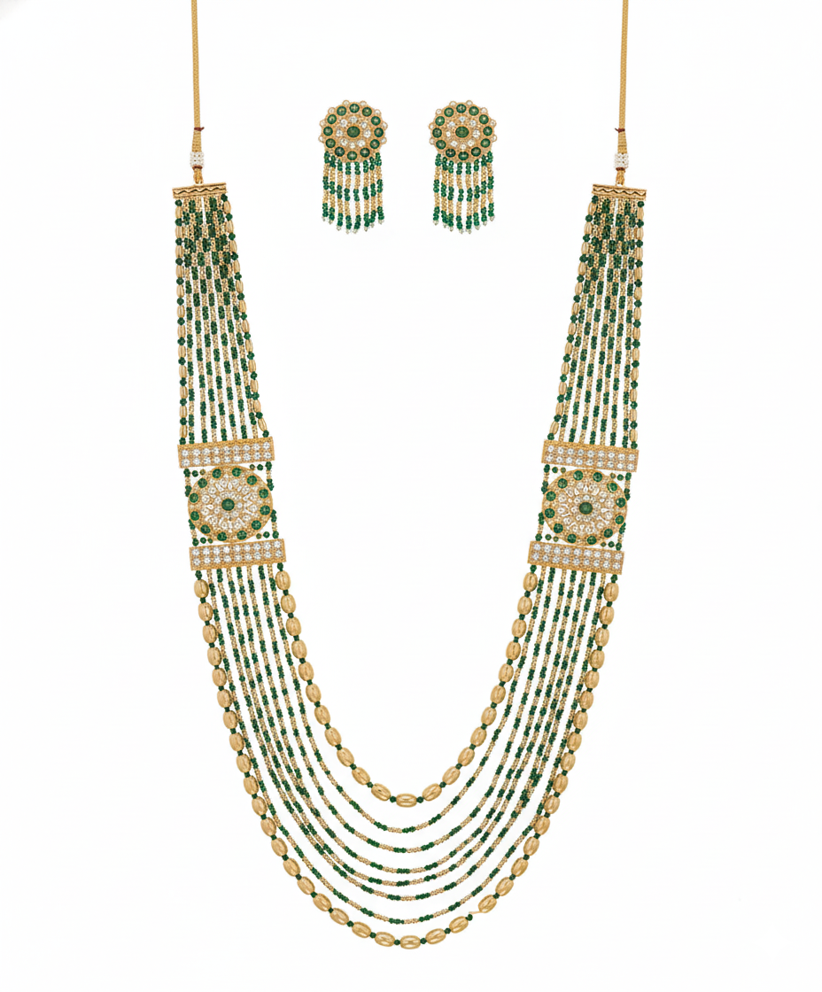 Emerald Cascade Set Ajustable