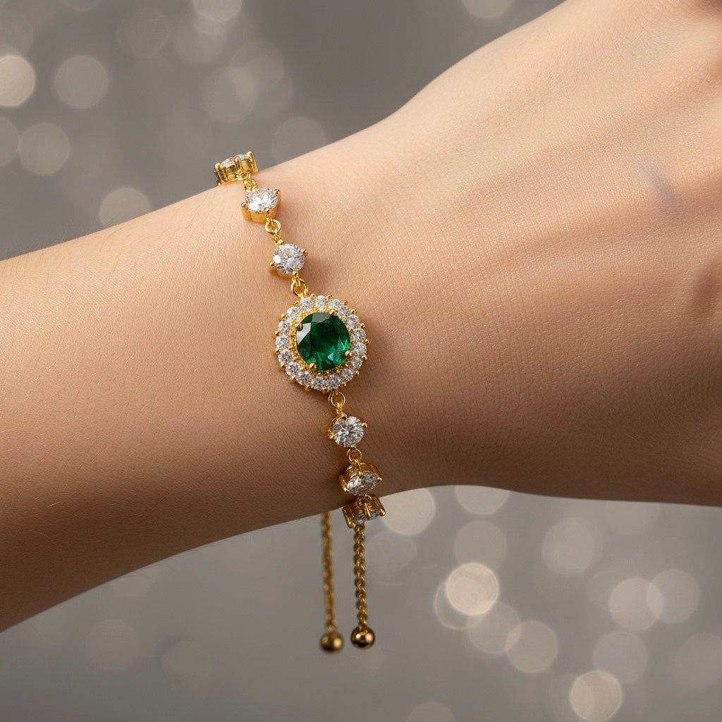 Emerald Radiance brazalete