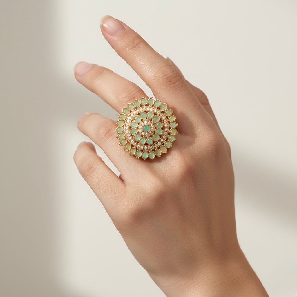 Aqua Radiance. Anillo Ajustable