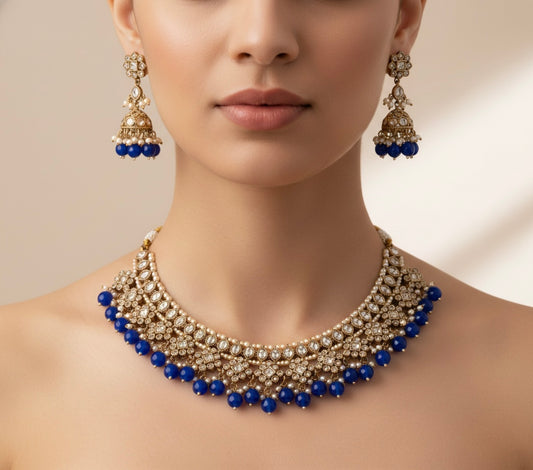 Blue Pearl Set Ajustable