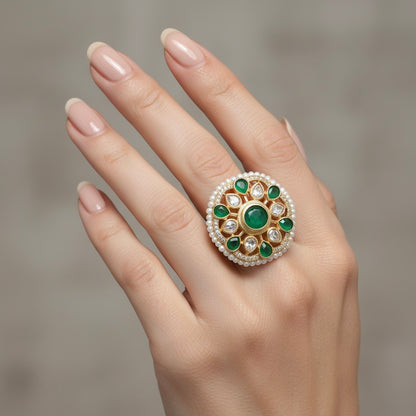 Celestial Emerald. Anillo Ajustable