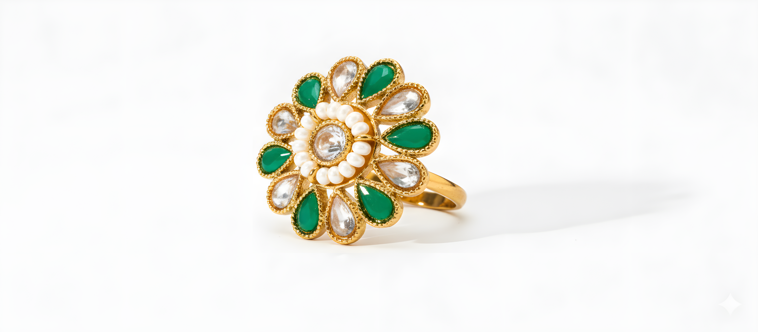 Golden Flora. Anillo Ajustable
