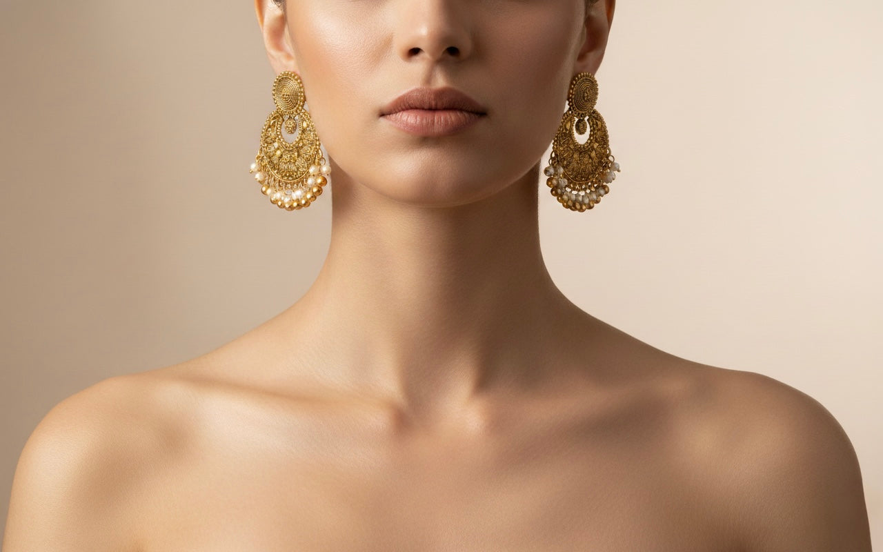 Golden Majesty pendientes