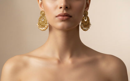 Golden Majesty pendientes