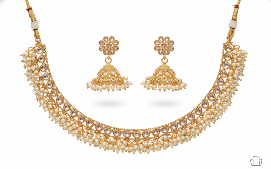 Pearl Crown Set Ajustable