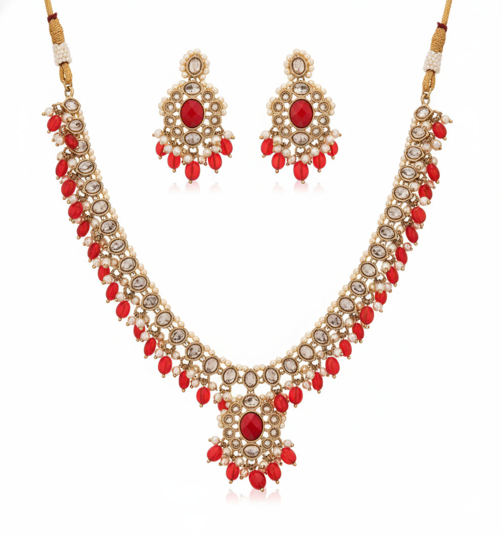 Ruby Crown Set Ajustable